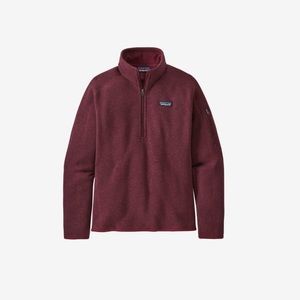 Patagonia Better Sweater 1/4 Zip - maroon/red